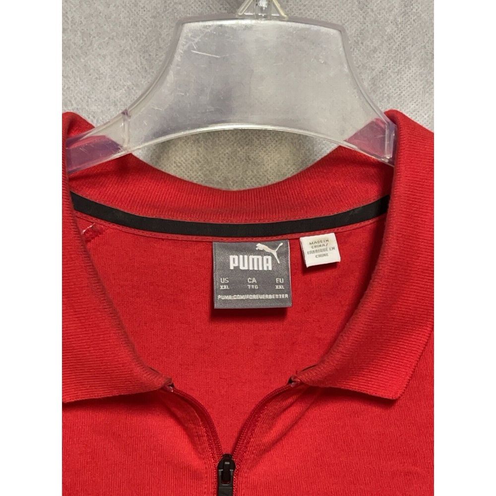 Puma Ferrari Shirt Men XXL Red White Scuderia Racing Nascar Fromula 1 F 1 Golf - Picture 10 of 14